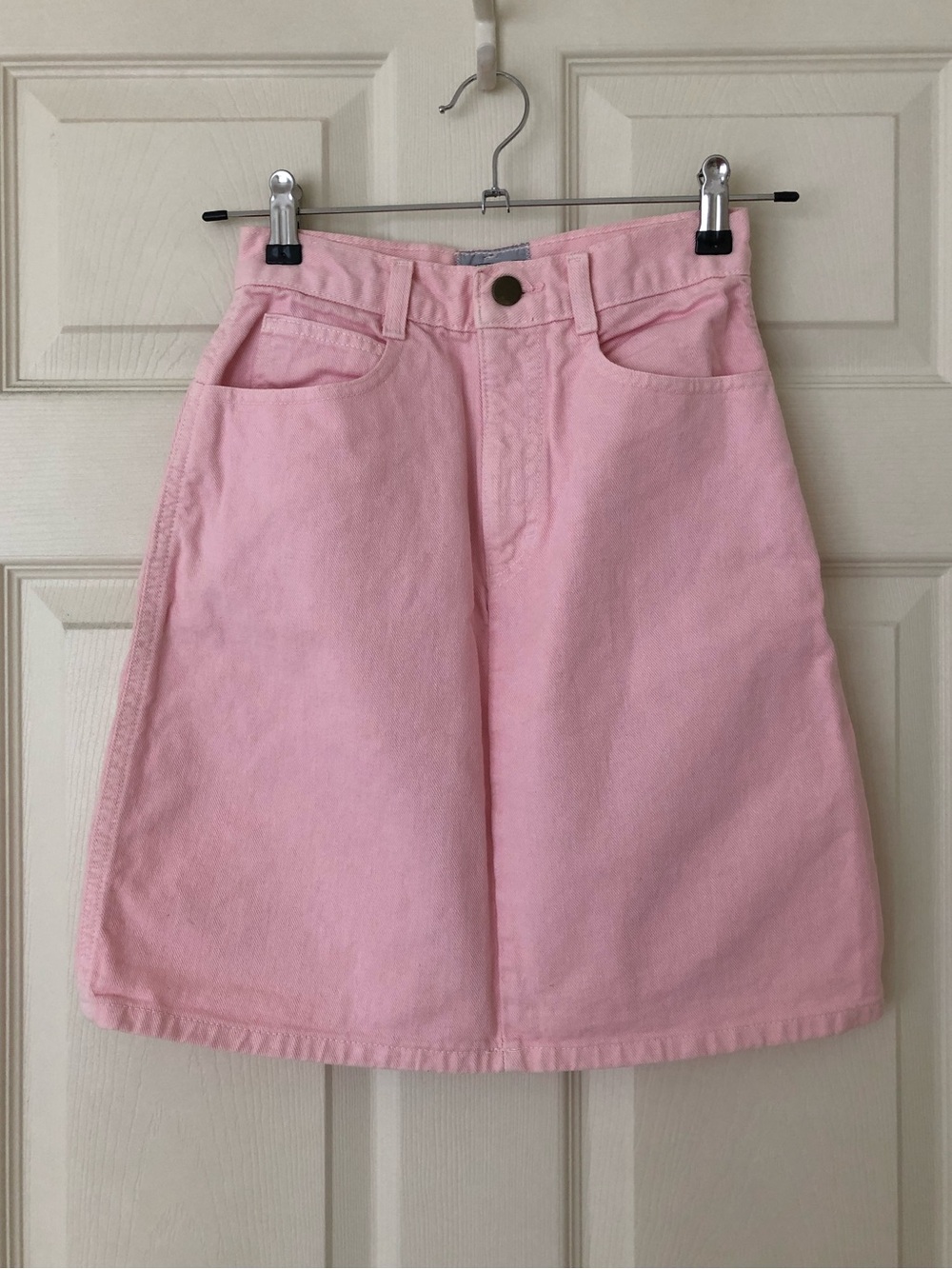 Vintage Venezia Pink Denim Skirt Size 9
